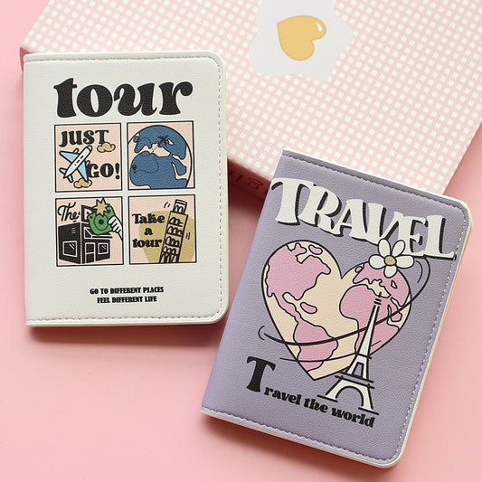Aesthetic Travel Passport Holder | Cute Passport Cover