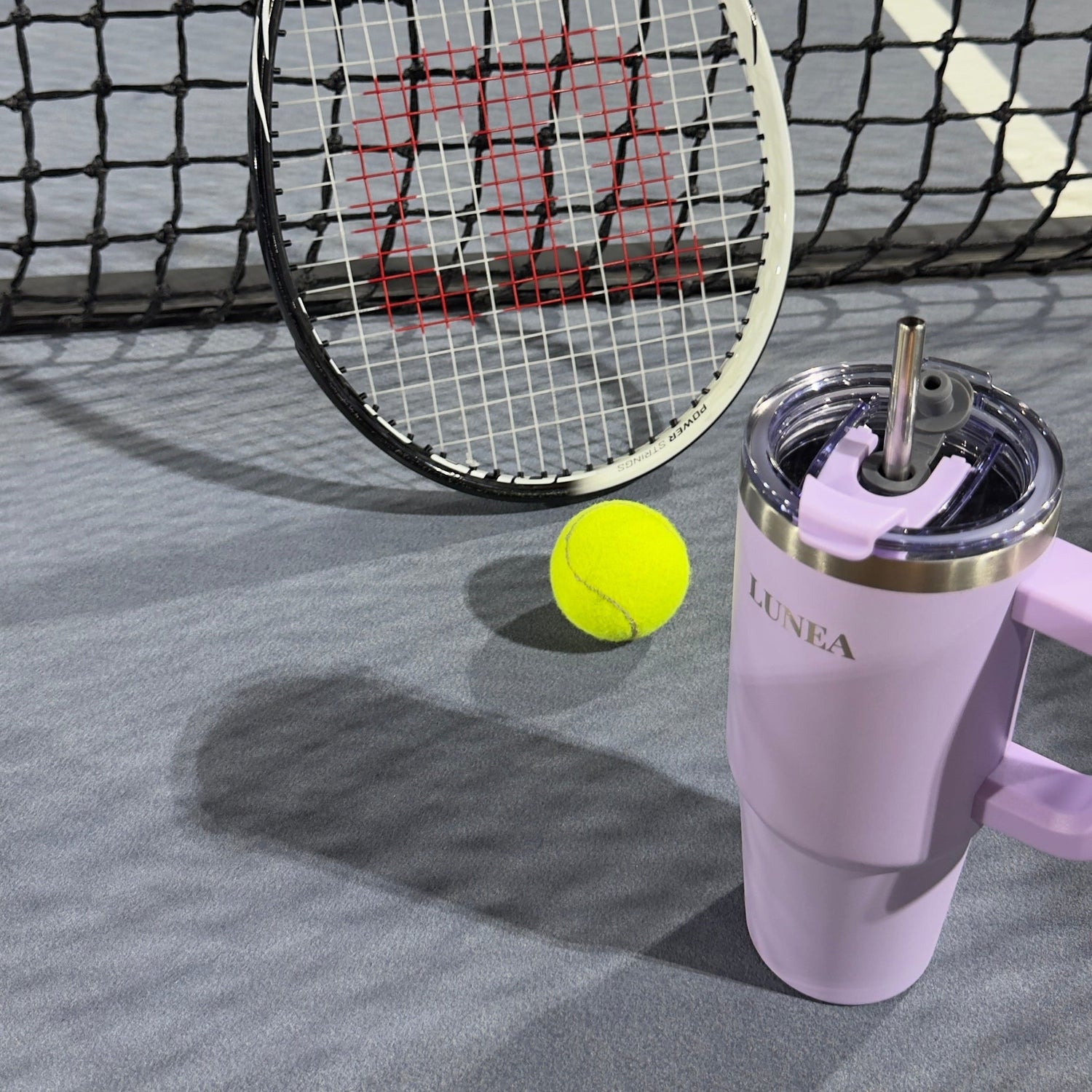 aesthetic girly purple tumbler