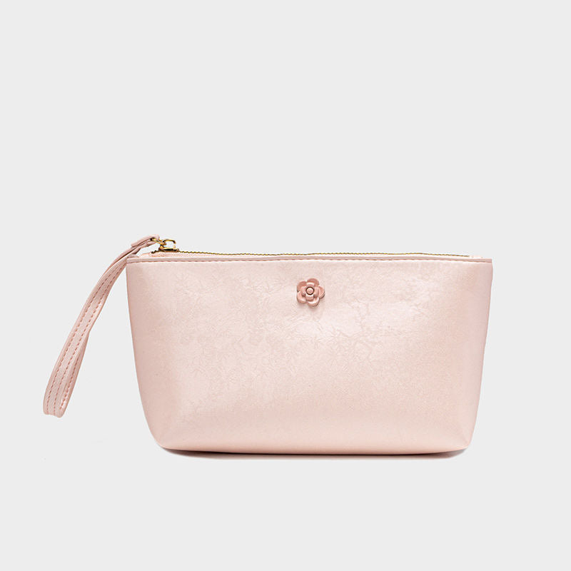 aesthetic pink pouch